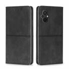 For Xiaomi Poco M5 4G Cow Texture Magnetic Leather Phone Case(Black) - 1