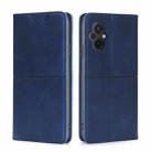 For Xiaomi Poco M5 4G Cow Texture Magnetic Leather Phone Case(Blue) - 1