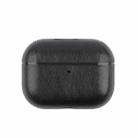 For AirPods Pro 2 Wireless Earphone Leather Shockproof Protective Case(Black) - 1