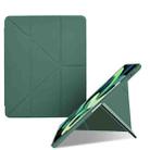 Acrylic 2 in 1 Y-fold Smart Leather Tablet Case For iPad Pro 12.9 2022 / 2021 / 2020 / 2018(Emerald) - 1