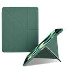 Acrylic 2 in 1 Y-fold Smart Leather Tablet Case For iPad 9.7 2018 / 2017 / Air 2 / Air 1(Emerald) - 1