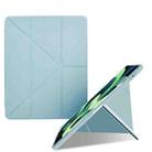 Acrylic 2 in 1 Y-fold Smart Leather Tablet Case For iPad mini 6(Ice White) - 1
