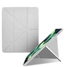 Acrylic 2 in 1 Y-fold Smart Leather Tablet Case For iPad mini 6(Grey) - 1