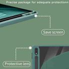 For Samsung Galaxy Tab S8 Ultra Acrylic 360 Degree Rotation Holder Tablet Leather Case(Emerald Green) - 6