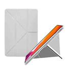 For Xiaomi Pad 5 / Pad 5 Pro Acrylic 2 in 1 Y-fold Smart Leather Tablet Case(Grey) - 1