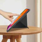 For Samsung Galaxy Tab A7 10.4 2020 Acrylic 2 in 1 Y-fold Smart Leather Tablet Case(Black) - 4