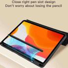 For Samsung Galaxy Tab S7+ / S8+ Acrylic 2 in 1 Y-fold Smart Leather Tablet Case(Black) - 3