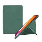 For OPPO Pad Air 10.3 2022 Acrylic 2 in 1 Y-fold Smart Leather Tablet Case(Emerald) - 1