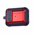 For AirPods Pro 2 Bumblebee Wireless Earphones Silicone Case with Switch & Lanyard Hole(Blue Red) - 1