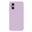 For Xiaomi Poco M5 Imitation Liquid Silicone Phone Case(Purple) - 1