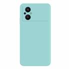 For Xiaomi Poco M5 Imitation Liquid Silicone Phone Case(Sky Blue) - 1