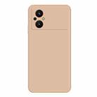 For Xiaomi Poco M5 Imitation Liquid Silicone Phone Case(Apricot) - 1