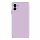 For Xiaomi Redmi A1 Imitation Liquid Silicone Phone Case(Purple) - 1
