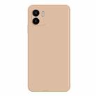 For Xiaomi Redmi A1 Imitation Liquid Silicone Phone Case(Apricot) - 1