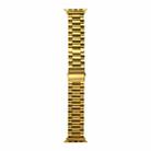 Strains Metal Watch Band For Apple Watch Ultra 49mm / Series 8&7 45mm / SE 2&6&SE&5&4 44mm / 3&2&1 42mm(Gold) - 1