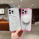 For iPhone 14 Plus High Transparent Acrylic MagSafe Shockproof Phone Case(Transparent) - 3