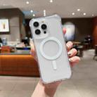 For iPhone 11 High Transparent Acrylic MagSafe Shockproof Phone Case(Transparent) - 1