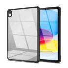 For iPad 10th Gen 10.9 2022 Acrylic TPU Transparent Tablet Protective Case(Black) - 1