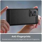 For Xiaomi Redmi Note 12 Pro+ China / Global Brushed Texture Carbon Fiber TPU Phone Case(Black) - 5