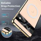 For Google Pixel 8a MagSafe Magnetic Frosted Metal Phone Case(Gold) - 3