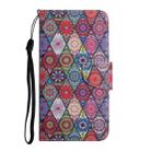 For OPPO A17 Colored Drawing Pattern Leather Phone Case(Diamond Kaleidoscope) - 2