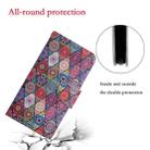 For OPPO A17 Colored Drawing Pattern Leather Phone Case(Diamond Kaleidoscope) - 7