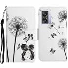 For OPPO A57 2022 Colored Drawing Pattern Leather Phone Case(Dandelion) - 1