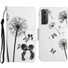 For Samsung Galaxy S23 5G Colored Drawing Pattern Leather Phone Case(Dandelion) - 1