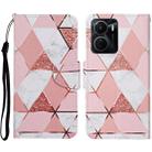 For vivo Y16 Colored Drawing Pattern Leather Phone Case(Marble) - 1