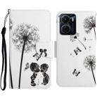 For vivo Y16 Colored Drawing Pattern Leather Phone Case(Dandelion) - 1