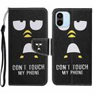 For Xiaomi Redmi A1 Colored Drawing Pattern Leather Phone Case(Penguin) - 1