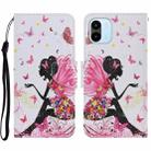 For Xiaomi Redmi A1 Colored Drawing Pattern Leather Phone Case(Dancing Girl) - 1