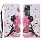 For Xiaomi 12T / 12T Pro / Redmi K50 Ultra Colored Drawing Pattern Leather Phone Case(Dancing Girl) - 1