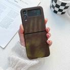 For Samsung Galaxy Z Flip4 Heat Sensitive Silicone Protective Phone Case(Brown) - 1