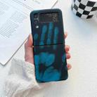 For Samsung Galaxy Z Flip4 Heat Sensitive Silicone Protective Phone Case(Blue) - 1