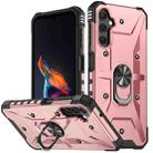 For Samsung Galaxy A14 5G Ring Holder Phone Case(Rose Gold) - 1