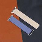 TPU Magnetic Watch Band For Apple Watch Series 9&8&7 41mm / SE 3&SE 2&6&SE&5&4 40mm / 3&2&1 38mm(Lavender+Beige) - 1