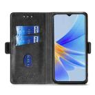 For vivo Y16 4G/Y02s 4G Contrast Color Side Buckle Leather Phone Case(Blue+Grey) - 3