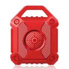 For AirTag TPU Black Shark Shockproof Protective Case(Red) - 1