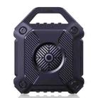 For AirTag TPU Black Shark Shockproof Protective Case(Navy Blue) - 1