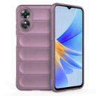 For OPPO A17 4G Global Magic Shield TPU + Flannel Phone Case(Purple) - 1