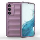 For Samsung Galaxy S23 5G Magic Shield TPU + Flannel Phone Case(Purple) - 1