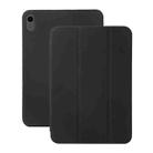 For iPad 10th Gen 10.9 2022 3-fold Magnetic Leather Smart Tablet Case(Black) - 1