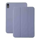 For iPad 10th Gen 10.9 2022 3-fold Magnetic Leather Smart Tablet Case(Lavender Gray) - 1