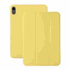 For iPad 10th Gen 10.9 2022 3-fold Magnetic Leather Smart Tablet Case(Yellow) - 1