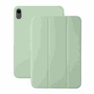 For iPad 10th Gen 10.9 2022 3-fold Magnetic Leather Smart Tablet Case(Matcha Green) - 1