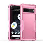 For Google Pixel 7 Non-slip Shockproof Armor Phone Case(Pink) - 1