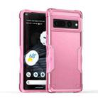For Google Pixel 7 Pro Non-slip Shockproof Armor Phone Case(Pink) - 1