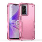 For OPPO A57 4G Non-slip Shockproof Armor Phone Case(Pink) - 1