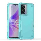 For OPPO A57 4G Non-slip Shockproof Armor Phone Case(Mint Green) - 1